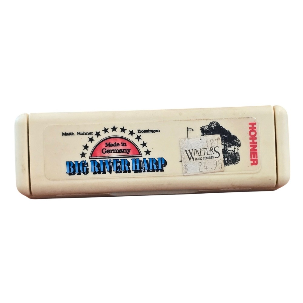 Hohner Big River Harp MS Harmonica Made in Germany with Case 10 Hole Diatonic